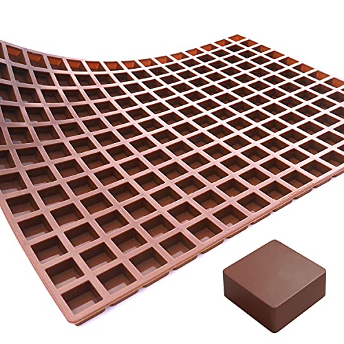 3.8mL Square Silicone Candy Mold - Half Sheet - size: 3.8mL