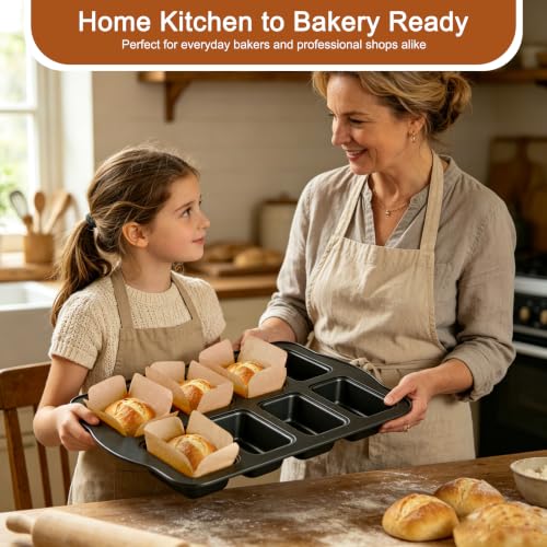 200 Pcs Mini Loaf Pan Liners for Baking Bread Pans 3x2 in Parchment - size: 3.15*2 inch