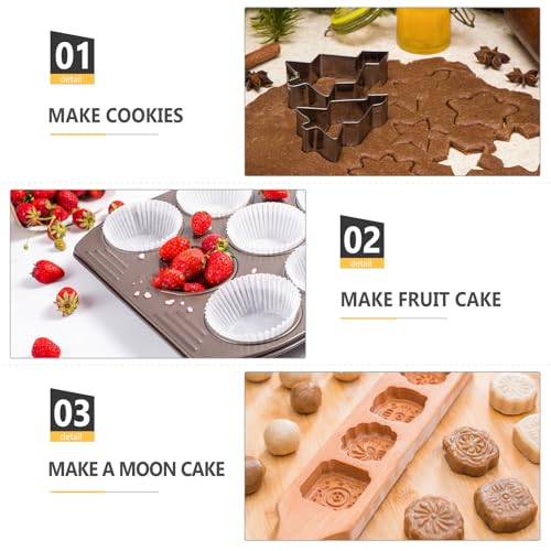 NUOBESTY Silicone Chocolate Molds Maple Leaf Shape Baking Molds for Candy Fondant Fudge Cookie and Cake Making Non-Stick Creative Baking Tools for Home Kitchen Use 2 Pcs