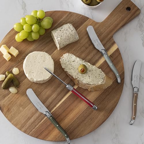 8-Piece Laguiole Spreader Set - Holly Berry - style: Holly Berry
