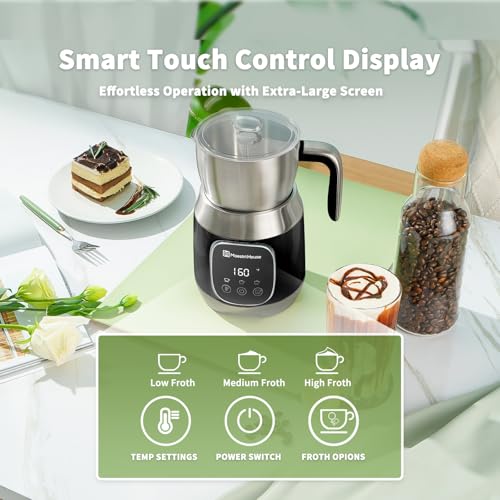 Maestri House DualFro 600 Milk Frother and Steamer 21oz/600mL - color: Black