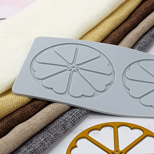 TUKE 3D Leaves Silicone Molds Flower Cake Fondant Mat Bee Leaf Pastry Moulds Rose Impression Chocolate Hollow Lace Mold (Sector_8.92x4.6x0.12inch_A) - size: Sector_8.92x4.6x0.12inch_A