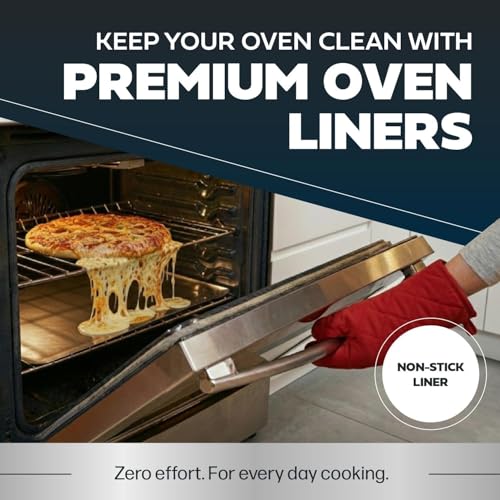 Cooks Innovations Non-Stick Oven Liner 1 Pack BPA-Free Heat Resistant Mat - color: Silver