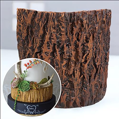 Fondant Impression Mat Tree Bark Texture Silicone imprint Mold
