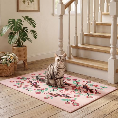 2x3 Magpie Area Rug, Soft Low Pile - color: Magpie, size: 2' x 3' (Rectangular)