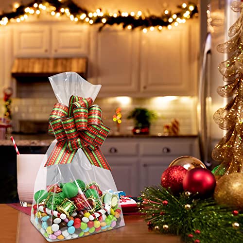 Morepack Gusseted Flat Bottom Cellophane Bags 6x4x13 Inch 50Pcs - color: 6x4x13 Inches