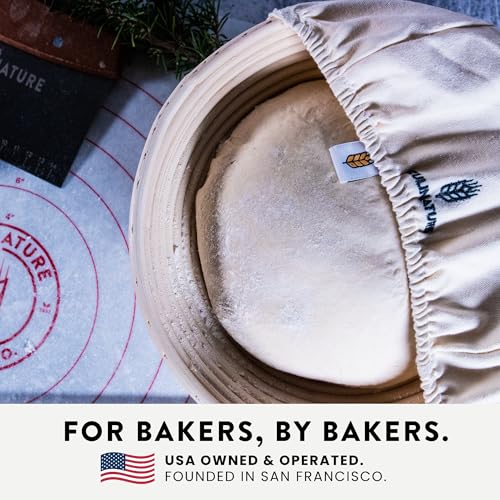 Complete Sourdough Starter Kit 2-Banneton Set 10”, Beeswax Bag & Cookbook - size: Pro Sourdough Artisan Kit