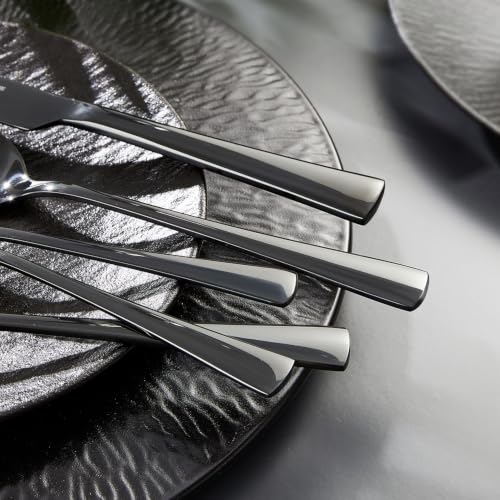 KINGSTONE Forks 12 Piece Black Dinner Forks Set, 18/10 Stainless Steel - color: Black, size: 12-Piece
