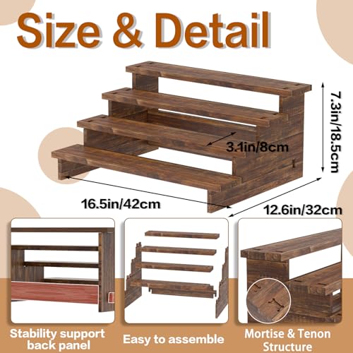 Cupcake Stand (Brown) - color: Cupcake Stand - Brown