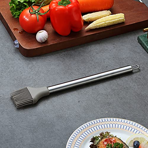 Berglander Basting Brush, Non-stick Silicone Kitchen Brush For Cooking, Barbeque Brush, Pastry Brush, BBQ Brush, Dishwasher Safe, Easy to Clean - style: l. Brush