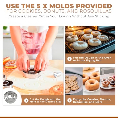 Churro Maker Machine & Spritz Cookie Press Gun Kit – 304 Stainless Steel