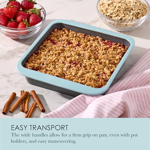 Chicago Metallic 8x8 Square Silicone Cake Pan - style: Square Cake Pan