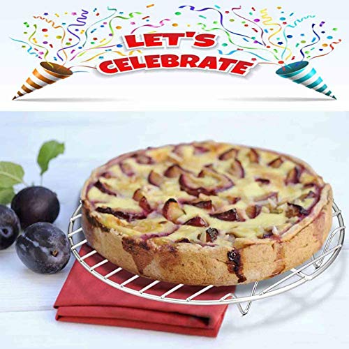 TeamFar Round Cooling Rack Set of 2, 9 Inch - size: 9"