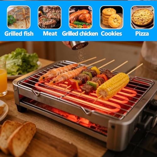 4 Piece Cooling and Baking Rack Set, Stainless Steel