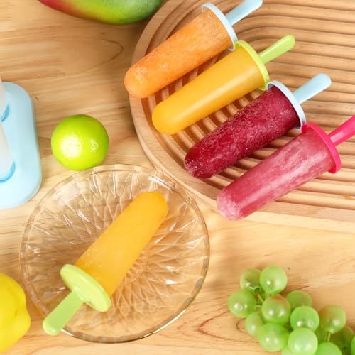 3 Sets Popsicle Molds Ice Pop Maker with Funnel Brush