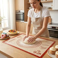 Non-slip Silicone Pastry Baking Mat 28''x 20'' Extra Large for Pastry Bread - size: 28"L x 20"W