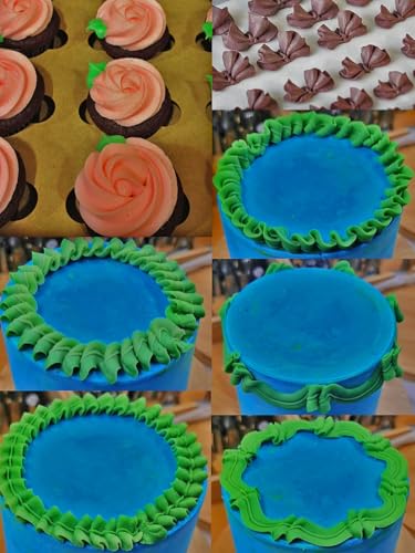 Large Leaf Piping Tips Set, 114 951 95 for Cake Decorating, 3 Pcs