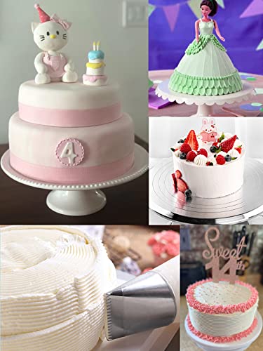 Crumb Coat Piping Tip Set, 3 Extra Large Cake Icer Tips for Frosting - color: D