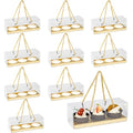 20Pcs Clear Cupcake Boxes with Handle, Cupcake Carrier for Party - color: B-Gold 9x3x3in
