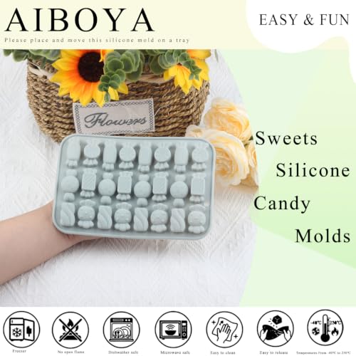 24 Cavity Sweets Silicone Candy Molds