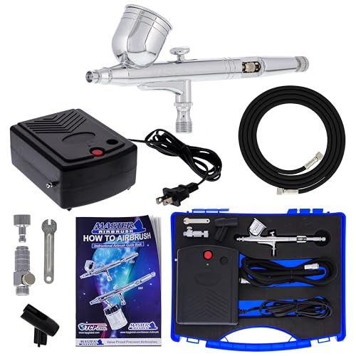 Master Airbrush Cake Airbrush Decorating Kit with Dual-Action Air Brush