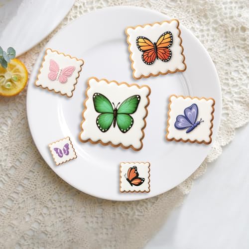 FUSOTO 6PCS Square Cookie Cutter Set - Square Shaped, 1.5-4 Inch - color: Square