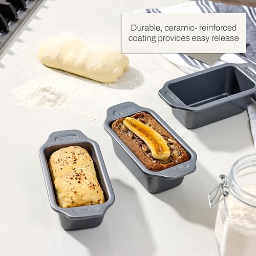 All-Clad Pro-Release 4-Piece Mini Loaf Pan Set - size: 4-Piece Mini Loaf Pan Set