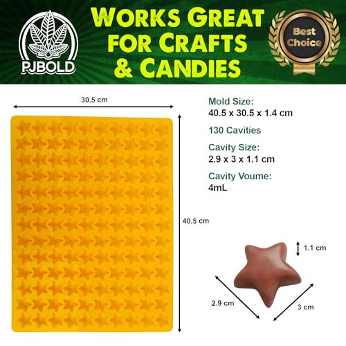 Star Silicone Mold - size: Star