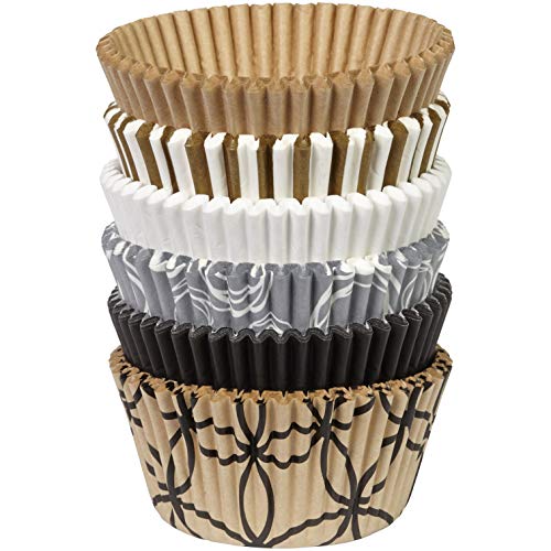 Wilton Elegance Standard Cupcake Baking Cups, 150-Count - color: Metallic