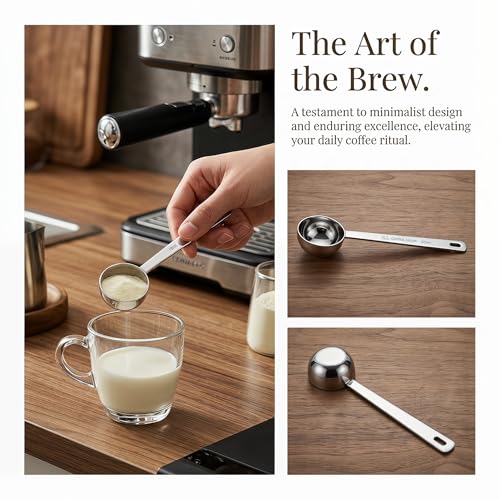 2 Pack Coffee Scoop, 1&2 Tbsp, Long Handle, 304 Stainless