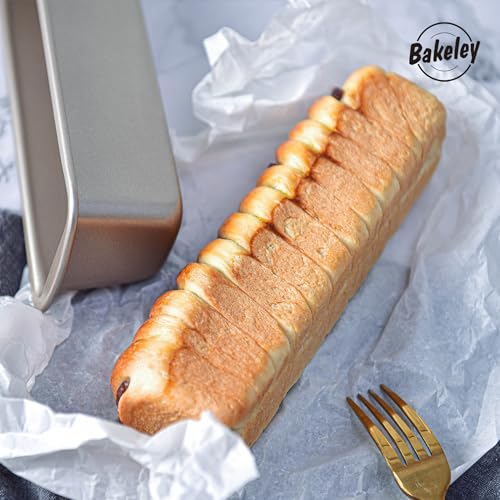 10 Inch Rectangle Loaf Pan 2 Pack Nonstick Bakeware for Oven Baking - size: 10" 2.8Lb 2Pcs