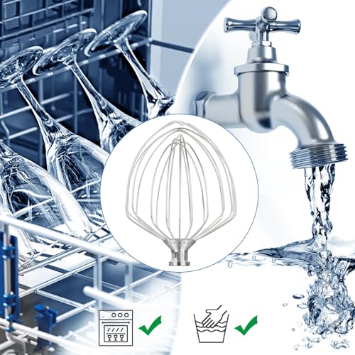 Whisk Attachment for KitchenAid Stand Mixer 7 Quart Bowl - size: Wire Whip