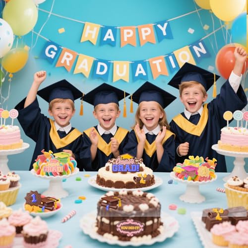 Palksky Graduation Silicone Molds, Grad Chocolate Candy Mold with Cap Diploma Congrats Scroll 3D Shape for Baking Chocolate Gummy Cookies Fondant Cupcake Cake Decor, Graduation Party Decoration - color: 2Pcs Graduation Silicone Molds