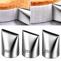 Suuker Extra Large Basketweave Piping Tips, Seamless