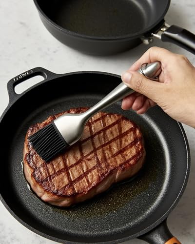 Stainless Steel Basting Pastry Basting Brush 7.87in Cooking Brush
