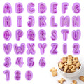35 Pcs Letter Number Cookie Cutters, Fondant Letter Cutters, Number Cookie Cutter, Cake Pop Mold, Alphabet Numbers Shapes Clay Cutter Cake Decorating Biscuit Pastry Plunger Baking Party Decor