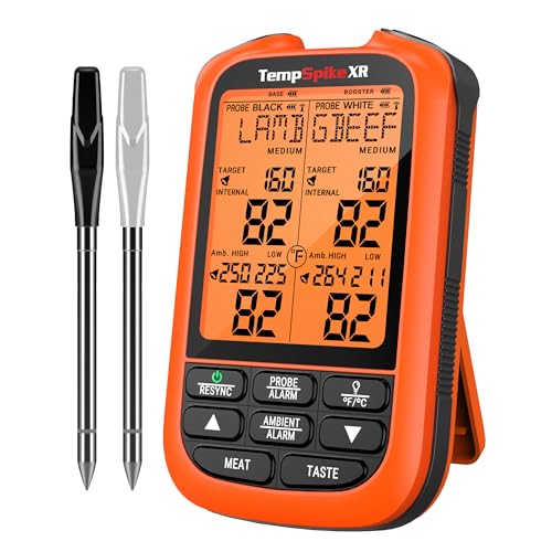 TempPro TempSpike 1000FT Wireless Meat Thermometer Digital with 2 Probes - style: 1000ft