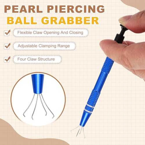 uxcell 3Pcs Sprinkle Pen for Cake Decorating,4.7in 4 Claw Sprinkle,Blue - color: Blue