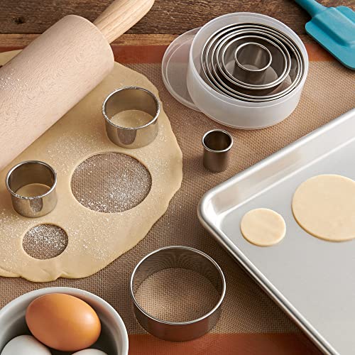 Mrs. Anderson's Baking Cookie Fondant Cutters, Graduated Round - size: Set of 5