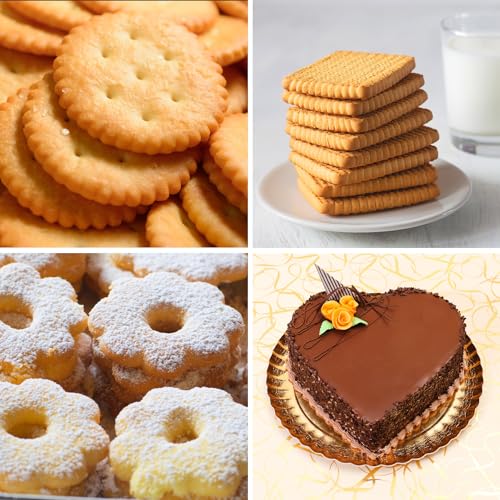 ALLTOP 5 Pieces Biscuit Cutters, Stainless Steel Square Cookie Cutter - style: Square Fluted Edge