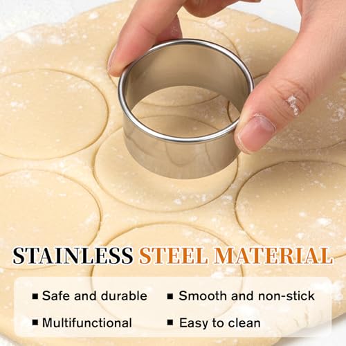 Circle Cookie Cutter, 6 Inch Round Cookie Mold