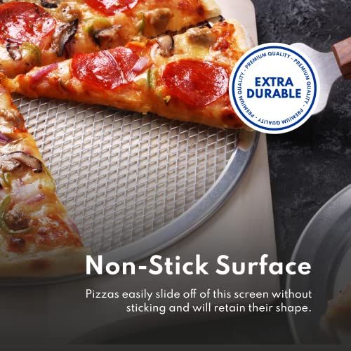 New Star Foodservice Seamless Aluminum Pizza Baking Screens, 20 Inch - size: 20-Inch