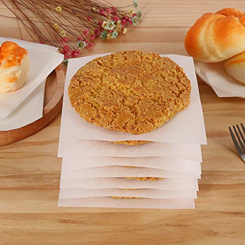 Burger Patty Paper, 5.5 x 5.5in, Set of 300, Patty Paper Squares, Baking Parchment Squares/Hamburger Patty Papers for Separating Burger, Cookies and More (Pack of 2) - size: 5.5 inch (Pack of 2)