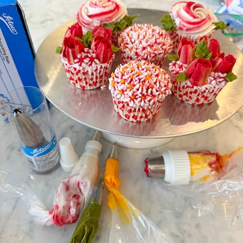 Ateco 4418 Plastic Disposable Piping and Cake Decorating Bags with NuPlastiQ, Pack of 100, Clear - size: 18" - Pack of 100