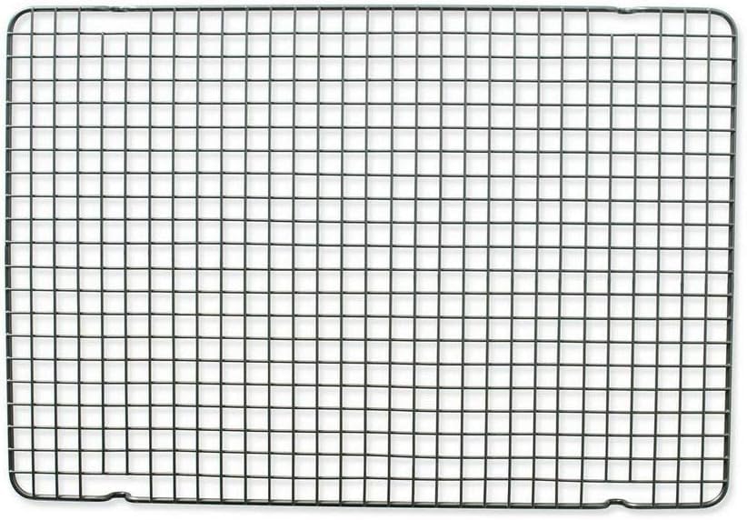 Nordic Ware 43343 Oven Safe Nonstick Baking & Cooling Grid (1/2 Sheet), Steel (Pack of 6) - size: (Pack of 6), style: Large