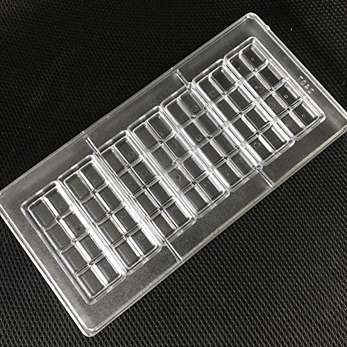 2-Line Polycarbonate Bar Chocolate Mold DIY Chocolate Tools