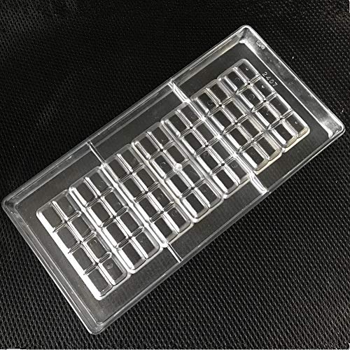 2-Line Polycarbonate Bar Chocolate Mold DIY Chocolate Tools