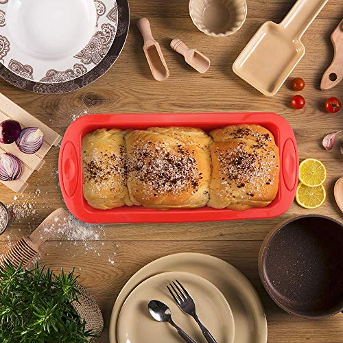 2 Pack Silicone Bread and Loaf Pans - size: Large, style: Set of 2