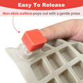 Square Candy Molds Silicone, 126-Cavity Mini Silicone Chocolate Mold - color: 126 Cavity Square Mold