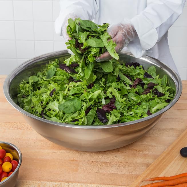 Stainless Steel Mixing Bowl for Commercial and Home Kitchen - size: 20 Quart
